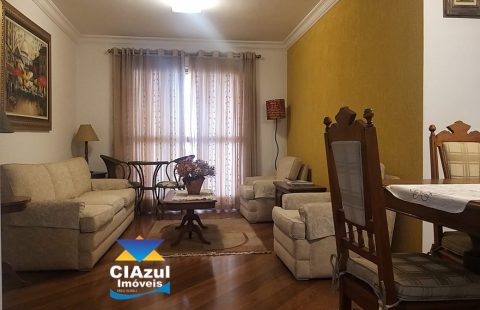 Apartamento 110m² mobiliado 3 dormitórios 1 suíte