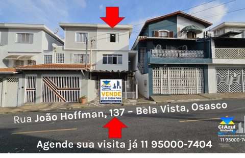 Sobrado de 3 quartos 2 vagas à venda Bela Vista Osasco