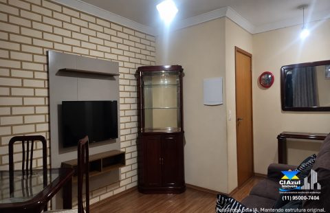 Apartamento Reformado de 58m² com 2 Dormitórios e Vaga no Residencial Floresta – Campo Limpo
